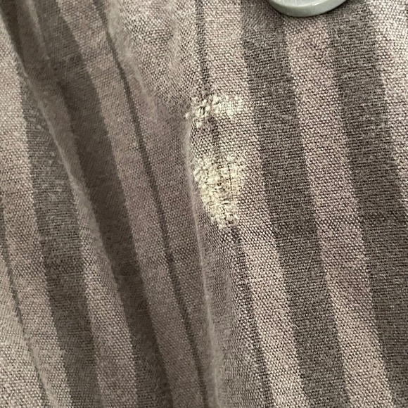 Patagonia Organic Cotton Striped Cargo Shorts Men's Size 36 Brown - Picture 13 of 13